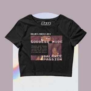Goddess Mode (女神) Crop Tee
