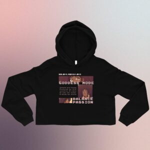 Goddess Mode (女神) Crop Hoodie